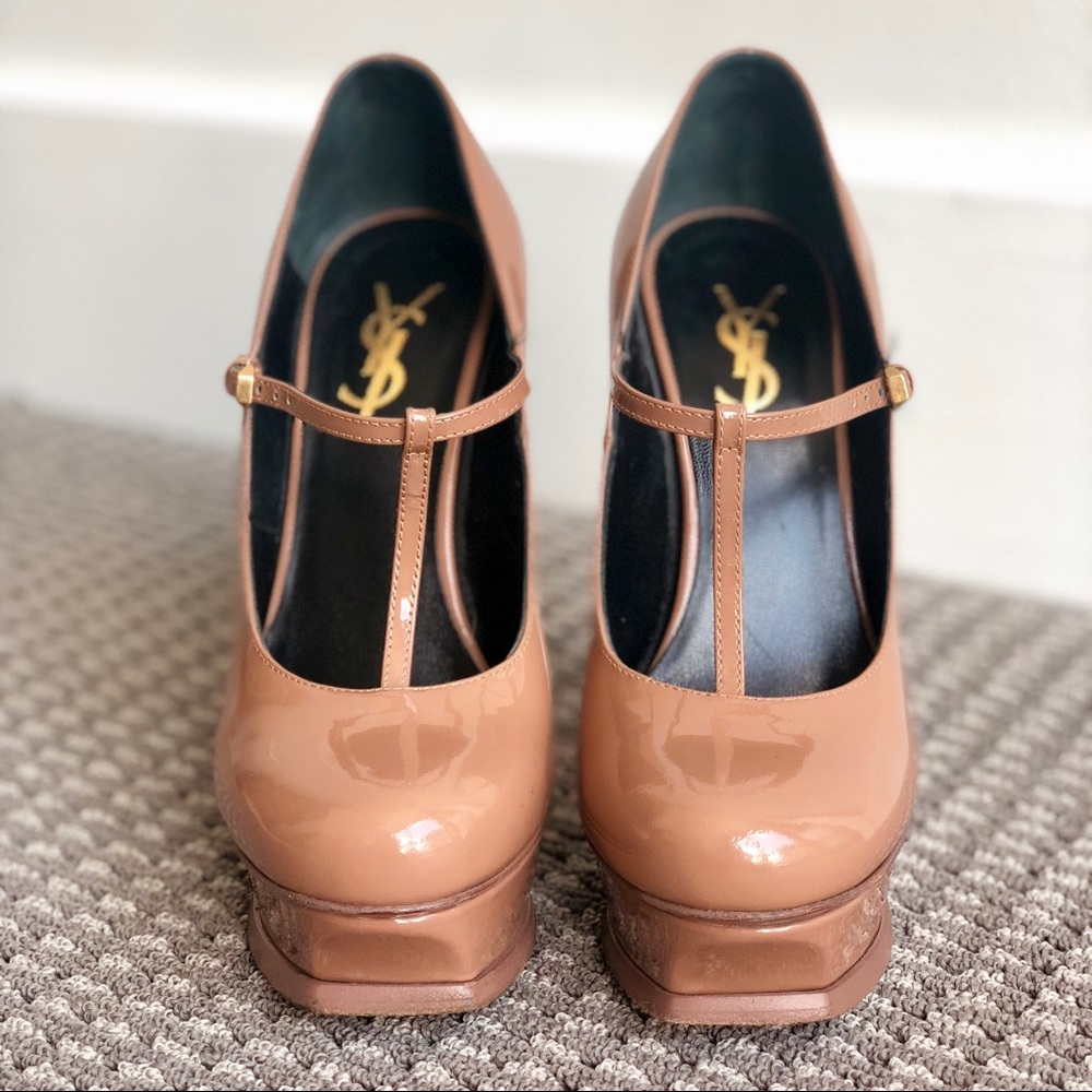 YSL Mary Jane T-Strap Platform